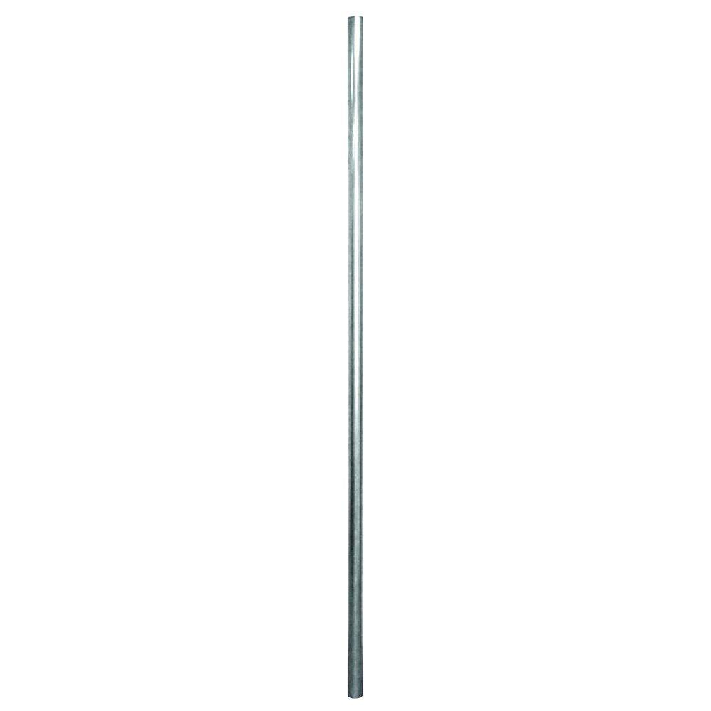 YardGard® 328943DPT Galvanized Steel Terminal Post, 16-Gauge, 2-3/8" x 7'