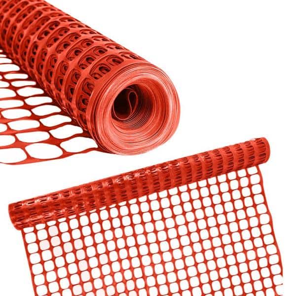 4ft. x 50ft. Snow Fence Orange Construction Barrier UV Resistant