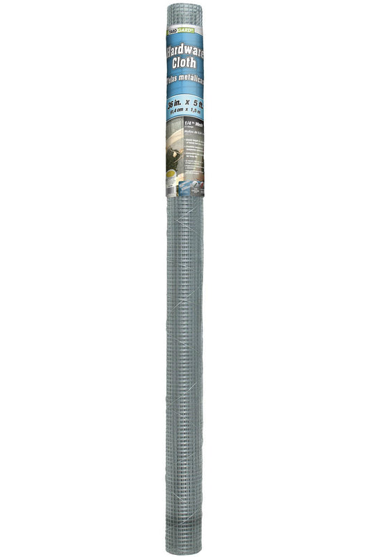 YardGard® 308232B Galvanized Hardware Cloth, 23-Gauge, 1/4" Mesh, 36" x 5'