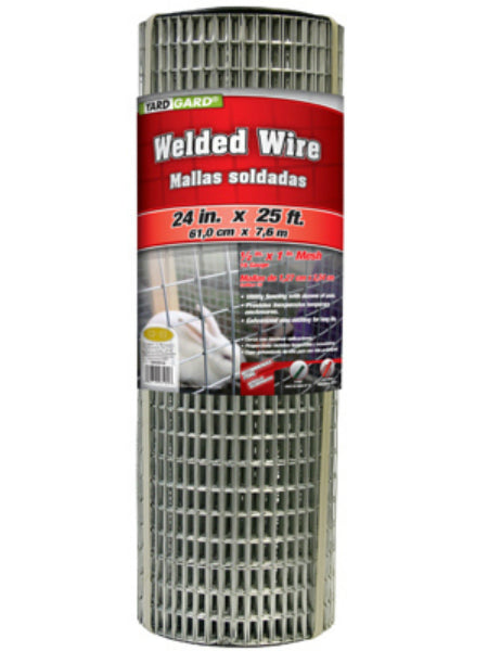 YardGard® 309301A Galvanized Welded Wire Fence, 16-Gauge, 24" x 25'